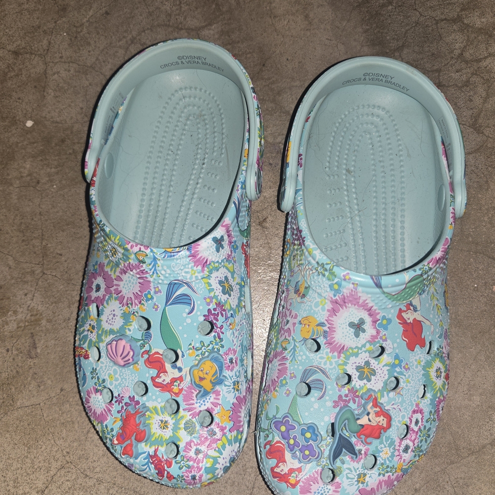 Little Mermaid Crocs
